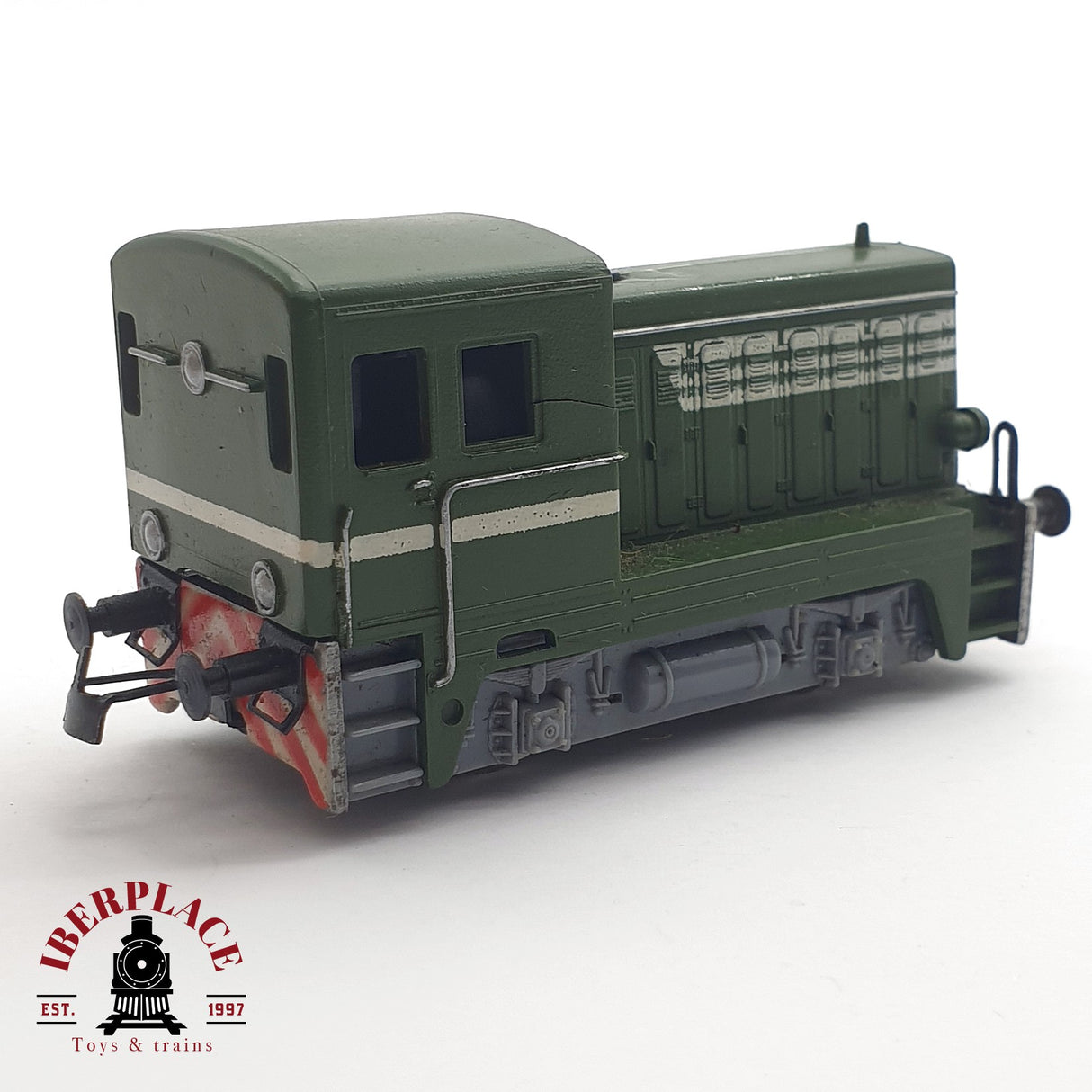 ♻️ DC Locomotora diesel de maniobras verde H0 escala 1:87 ⚠️ restaurar/piezas