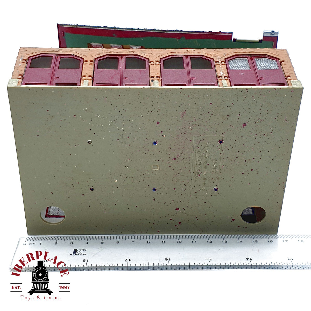 ♻️ 🚂 Vollmer 20745 parque de bomberos nave de vehículos Escala H0 1:87