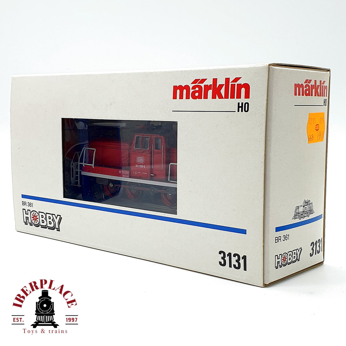 ♻️✨ Märklin 3131 Locomotora diesel maniobras BR 361 838-6 DB Ep V V60 AC Escala H0 1:87