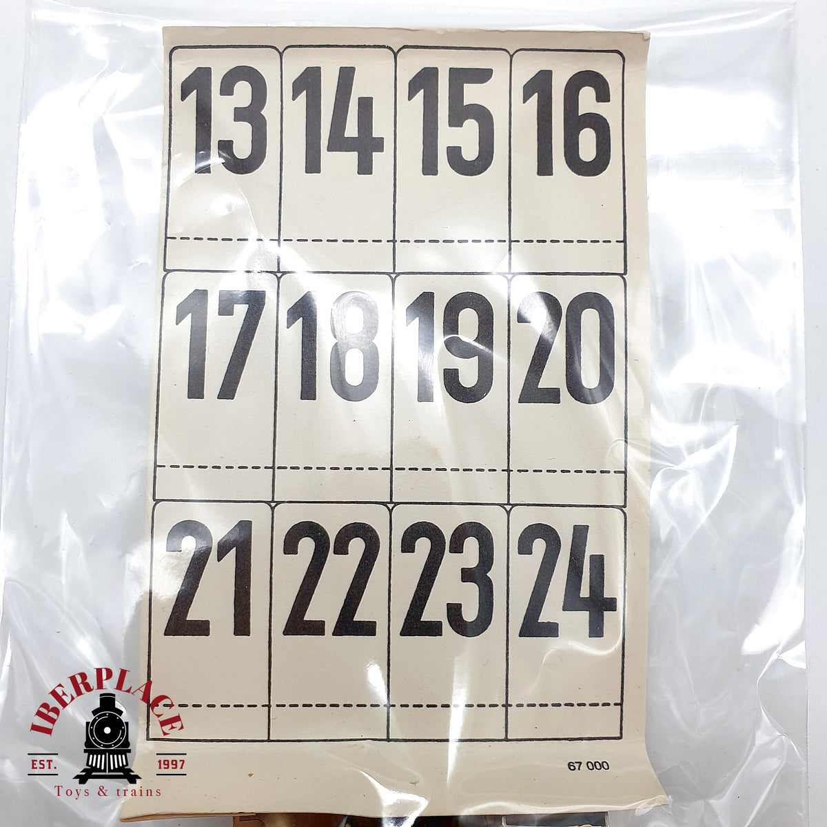 ♻️ 🚂 Marklin 67000 Placas Numeradas Desvios Vias Accesorios Escala H0 1:87