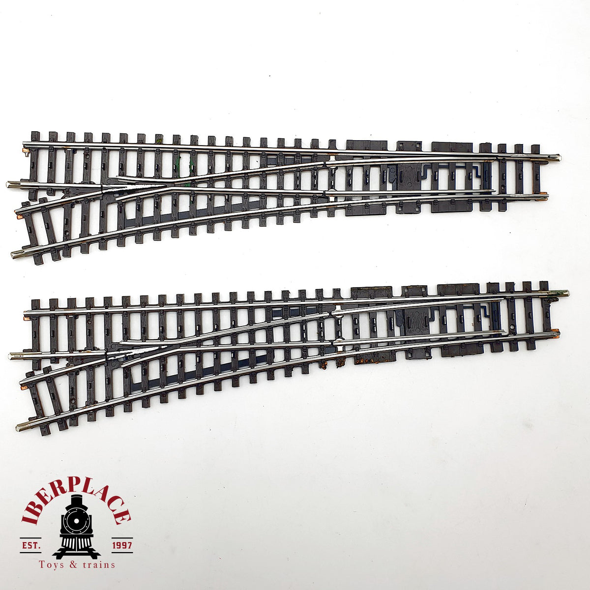 ♻️🚂 Märklin K-Gleis 2271L 2x desvío manual izquierda Escala H0 1:87