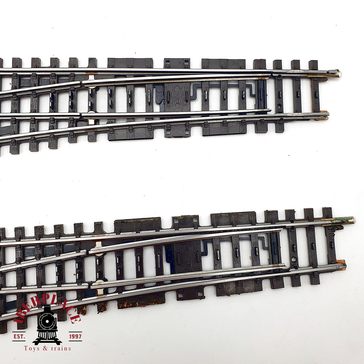 ♻️🚂 Märklin K-Gleis 2271L 2x desvío manual izquierda Escala H0 1:87