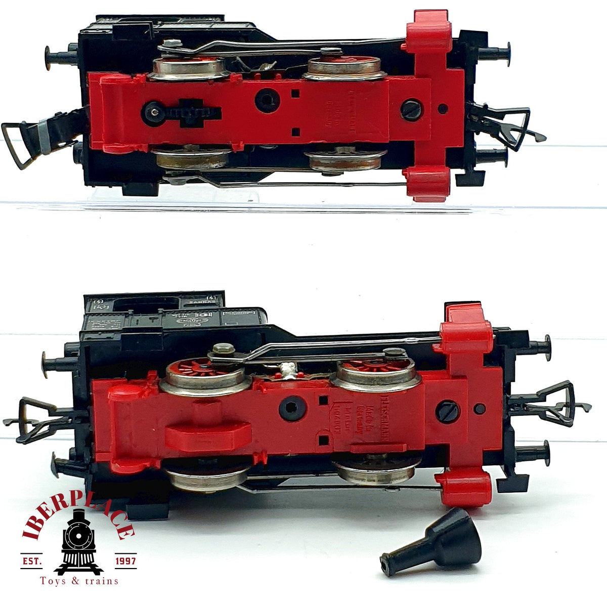 ♻️ 🛠️ 2x Fleischmann H0 Locomotora Vapor Tanque ANNA Werklok 3 para Restaurar  Escala H0 1:87