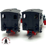 ♻️ 🛠️ 2x Fleischmann H0 Locomotora Vapor Tanque ANNA Werklok 3 para Restaurar  Escala H0 1:87