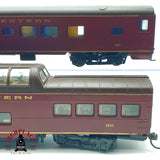 ♻️ 🚂 Rivarossi 4x vagones Norfolk and Western N&W Vista Dome Mail DC Escala H0 1:87