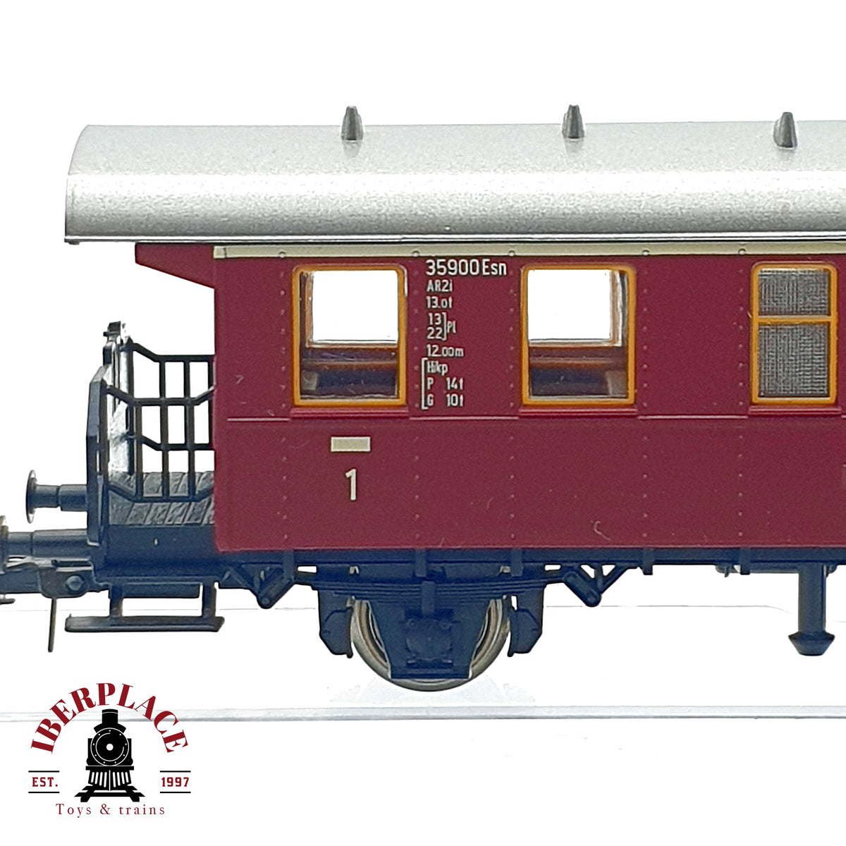 ♻️ 🚂 Roco 2x vagones pasajero y restaurante DSG DB DR Ep III Escala H0 1:87