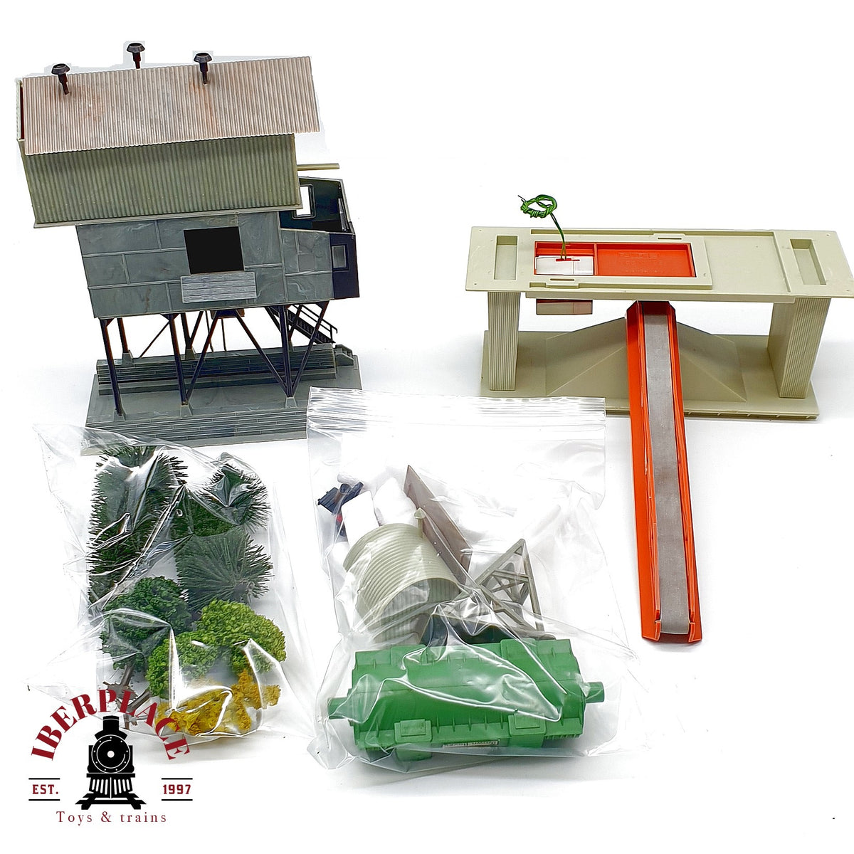 ♻️ Faller 195 H0 lote instalacion carga carbon arboles vegetacion Escala H0 1:87