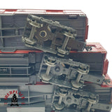 ♻️ 🚂 Rivarossi 4x vagones Norfolk and Western N&W Vista Dome Mail DC Escala H0 1:87