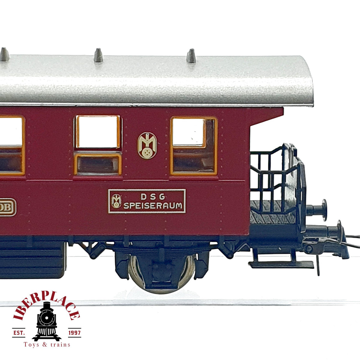 ♻️ 🚂 Roco 2x vagones pasajero y restaurante DSG DB DR Ep III Escala H0 1:87