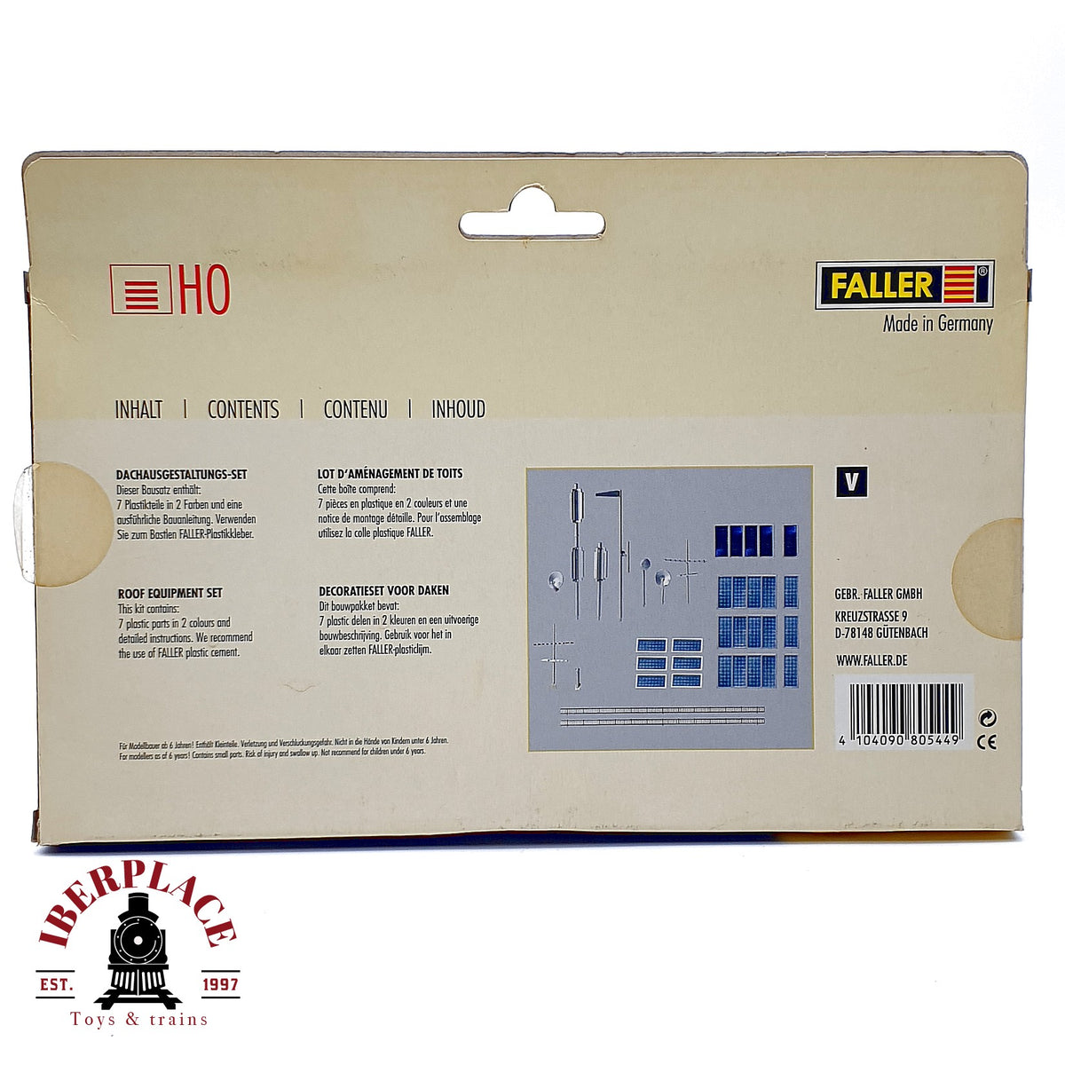 ♻️✨ Faller 180544 Set de equipamiento para tejados paneles solares Escala H0 1:87