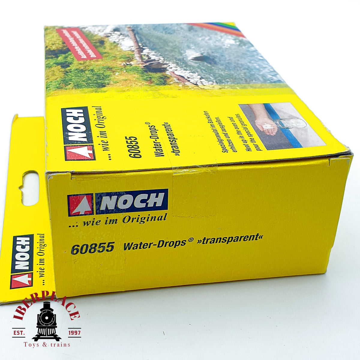 ♻️ NOCH 60855 Water-Drops transparent granulado agua modelismo maqueta H0 N TT Z