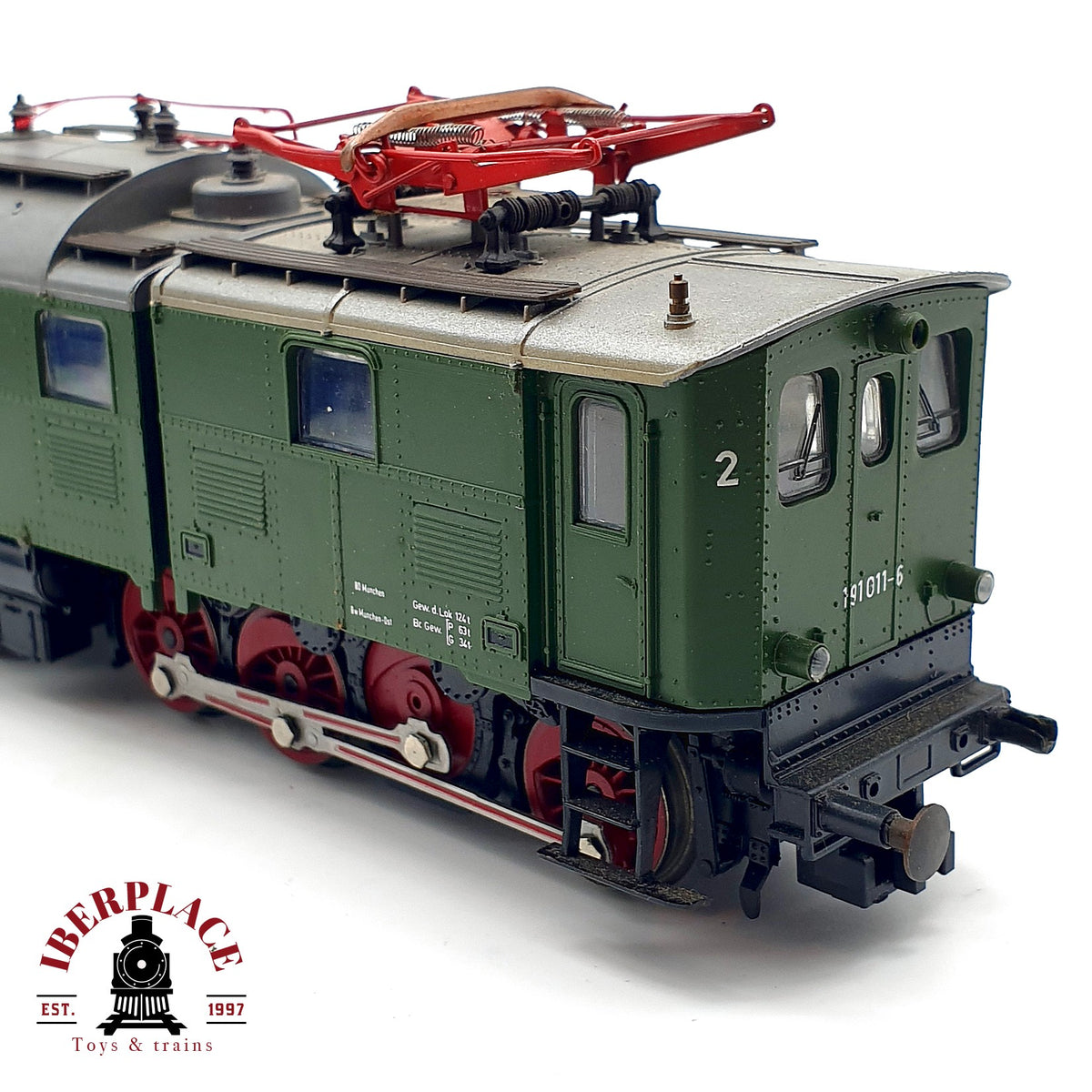 ♻️ ✨ Roco Locomotora Eléctrica Articulada BR 191 011-6 DB Ep IV Verde DC Escala H0 1:87