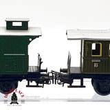 ♻️ 🚂 Märklin 3x Vagones Chapa Donnervobuchse y Furgon Equipajes DB Ep III Escala H0 1:87