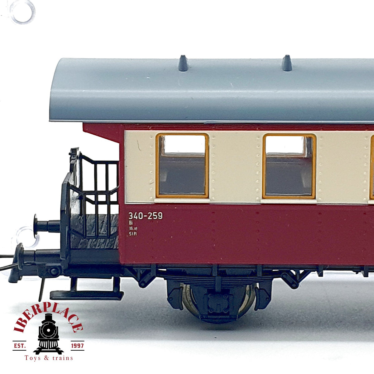 ♻️ 🚂 Roco 2x vagones pasajero y restaurante DSG DB DR Ep III Escala H0 1:87