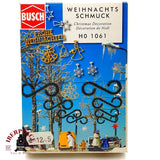 ♻️✨ Busch 1061 Set de decoración navideña para las calles Escala H0 1:87