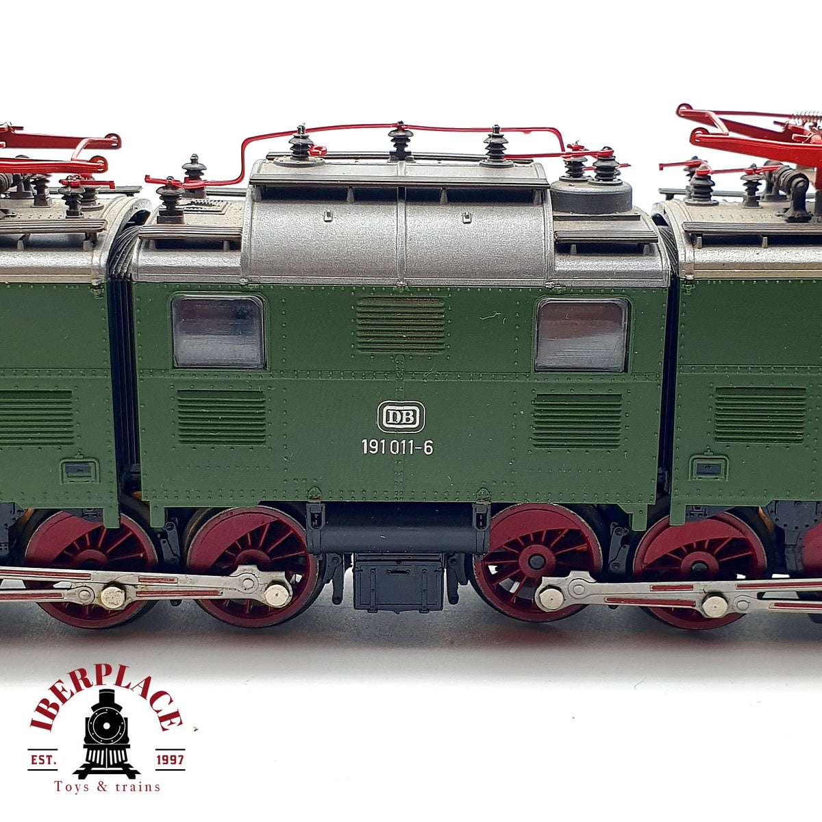 ♻️ ✨ Roco Locomotora Eléctrica Articulada BR 191 011-6 DB Ep IV Verde DC Escala H0 1:87