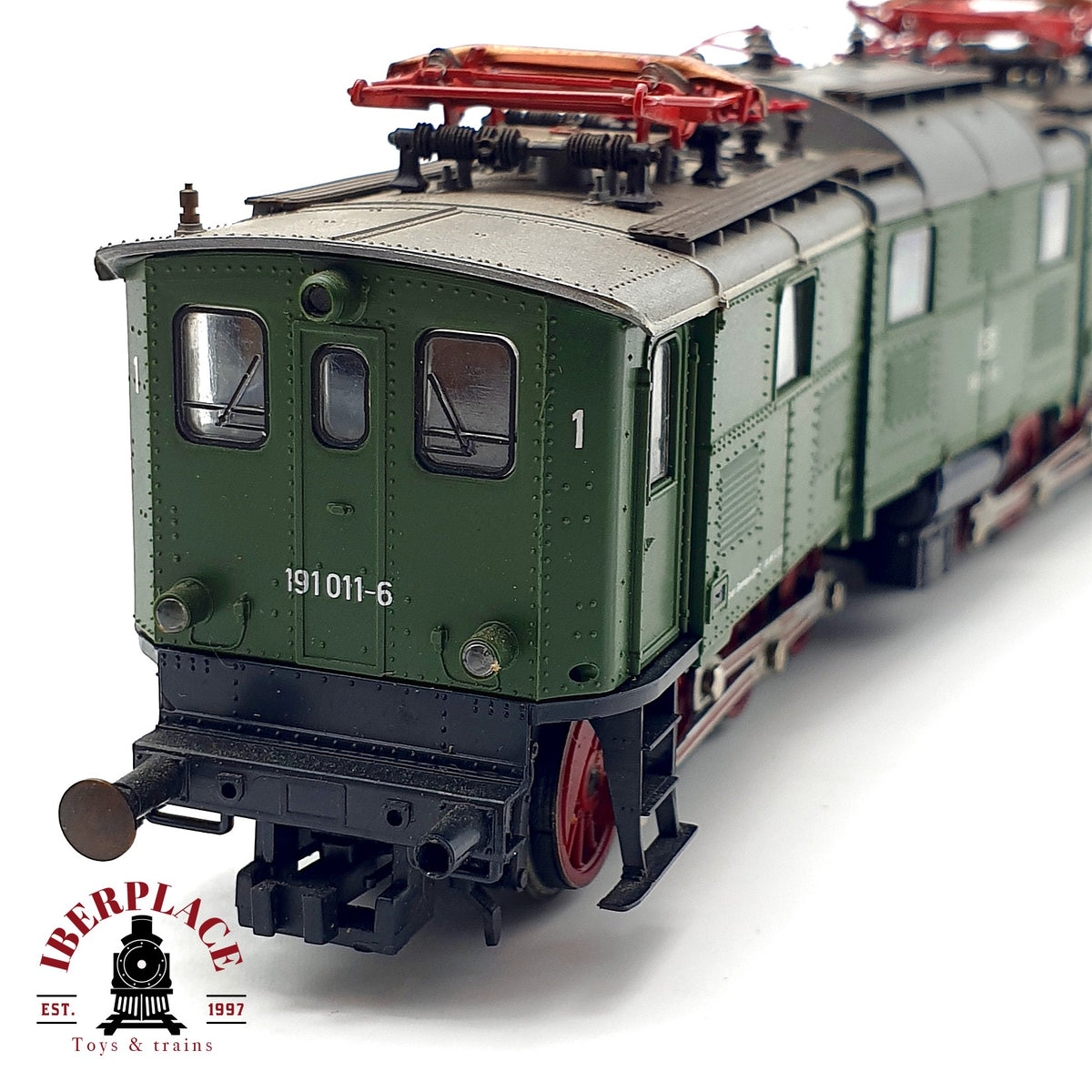 ♻️ ✨ Roco Locomotora Eléctrica Articulada BR 191 011-6 DB Ep IV Verde DC Escala H0 1:87