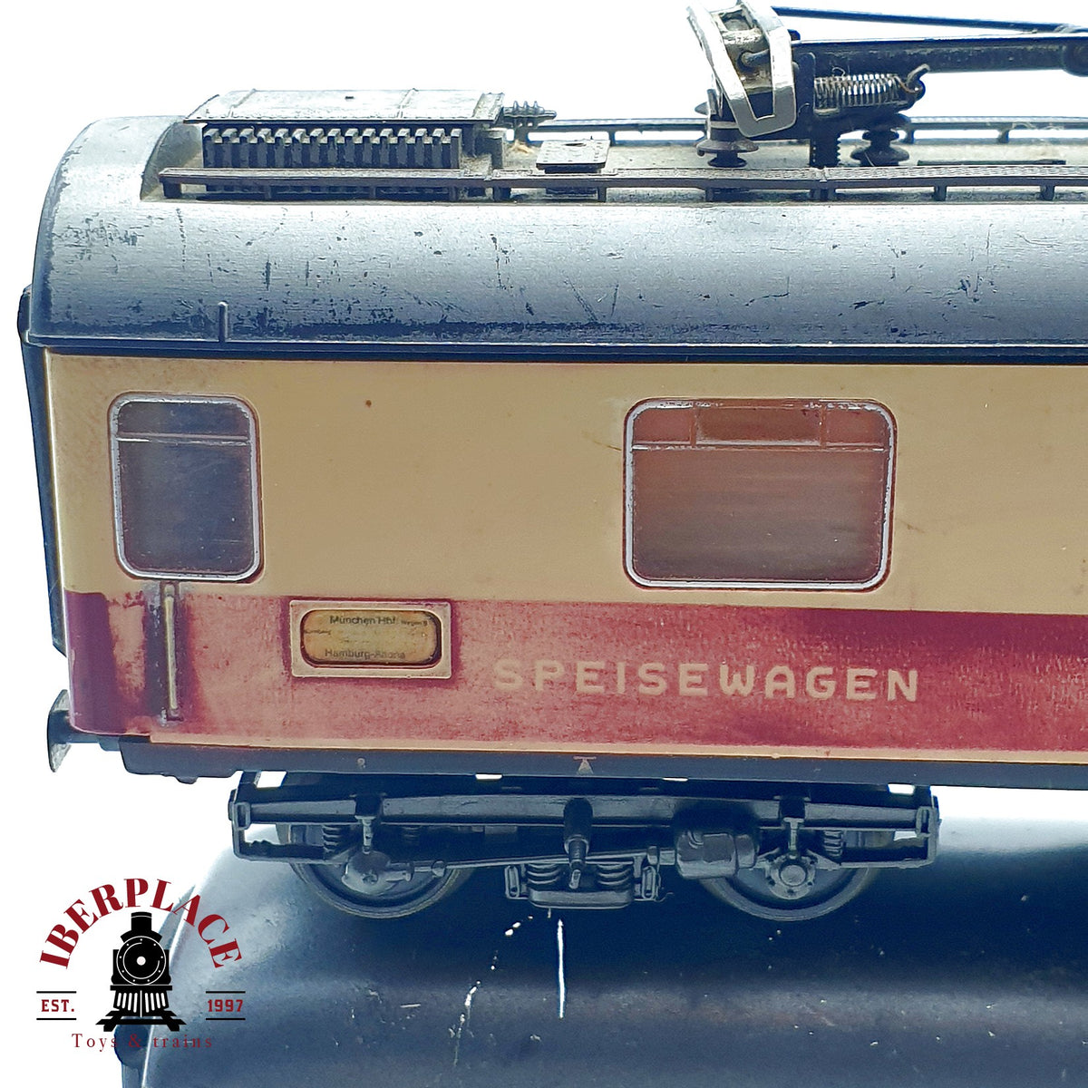 ♻️ 🚂 Lima 4x vagones Trans Europ Express (TEE) Rheingold DB coche panorámico DC Escala H0 1:87