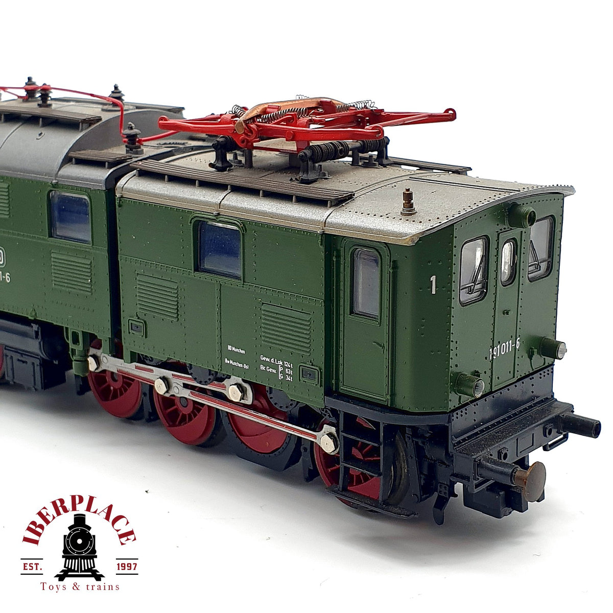 ♻️ ✨ Roco Locomotora Eléctrica Articulada BR 191 011-6 DB Ep IV Verde DC Escala H0 1:87