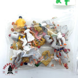 ♻️ 🚂 Lote figuras personas sentadas paseantes Escala H0 1:87