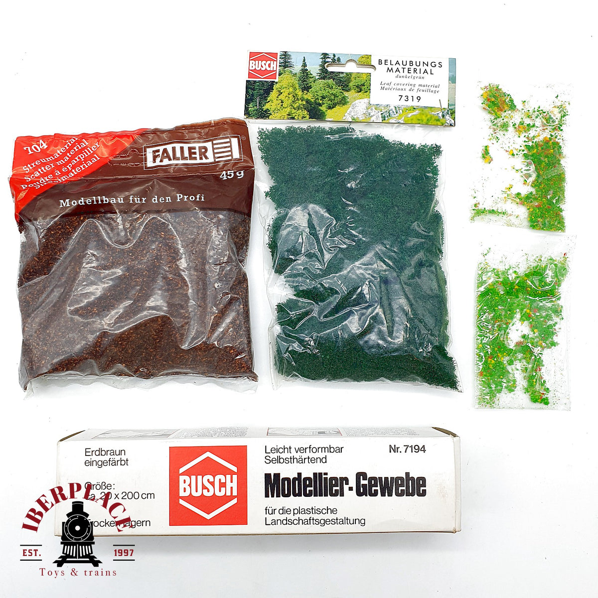 ♻️ ✨ Faller Busch material escenografia tejido vegetacion Escala H0 1:87