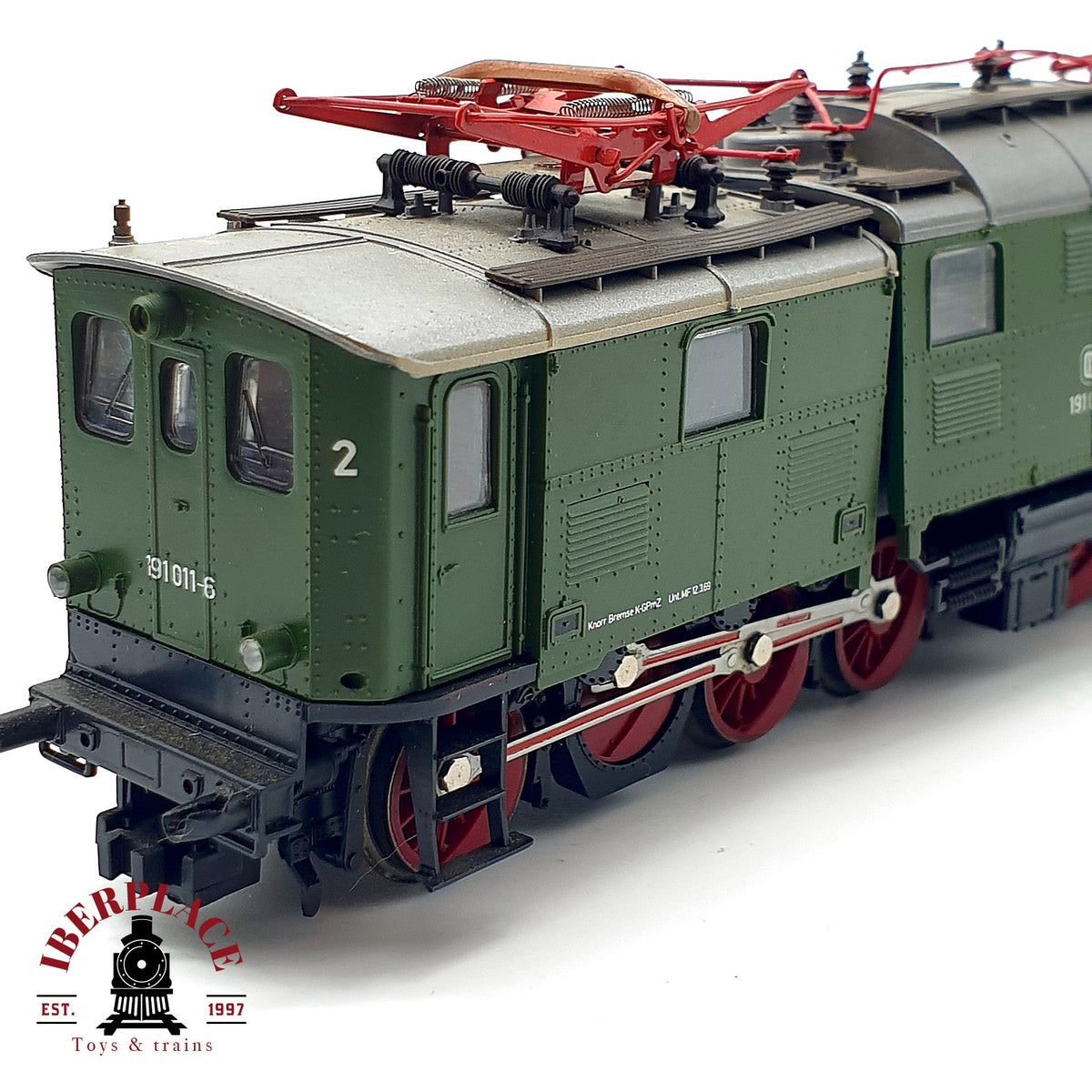 ♻️ ✨ Roco Locomotora Eléctrica Articulada BR 191 011-6 DB Ep IV Verde DC Escala H0 1:87