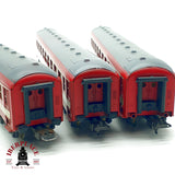 ♻️ 🚂 Lima 3x vagones de pasajeros "Le Capitole" UIC-Y 1ª Clase de la SNCF Escala H0 1:87