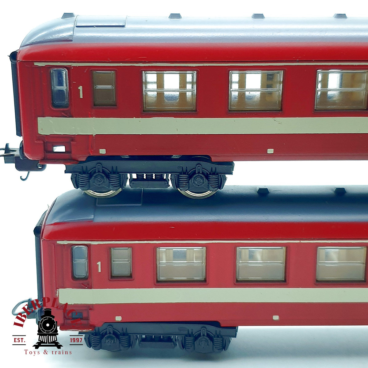 ♻️ 🚂 Lima 3x vagones de pasajeros "Le Capitole" UIC-Y 1ª Clase de la SNCF Escala H0 1:87
