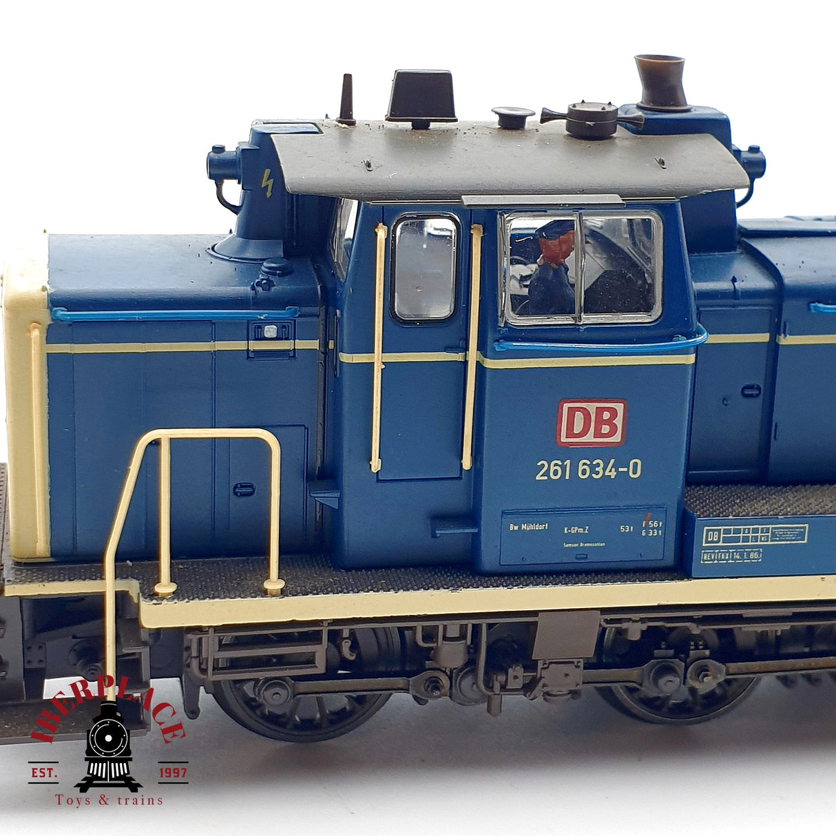 ♻️✨ Roco 43621 locomotora diesel BR 261 634-0 DB epoca IV Escala H0 1:87 DC