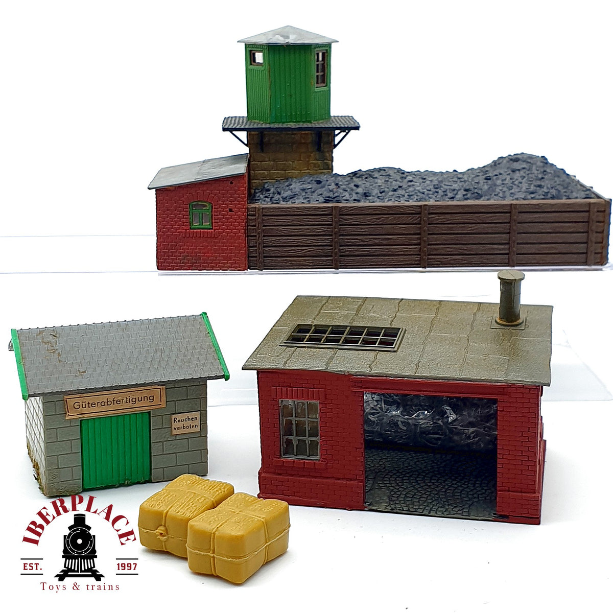 ♻️ 🚂 Edificios Maqueta Carboneria Cocheron Almacen Güterabfertigung Escala H0 1:87