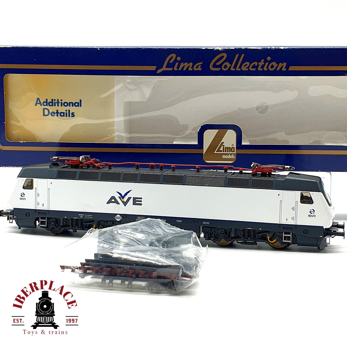 ♻️ ✨ Lima L208211 H0 Locomotora Electrica RENFE 252-010-4 AVE DC Escala H0 1:87