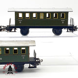 ♻️ 🚂 Märklin 3x Vagones Chapa Donnervobuchse y Furgon Equipajes DB Ep III Escala H0 1:87