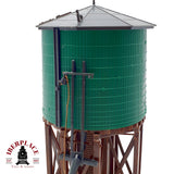 ♻️ 🚂 Deposito elevado de agua torre de agua madera verde Escala H0 1:87