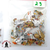 ♻️ 🚂 Hobbox Preiser  Lote Carros Caballos Personajes Figuras Escala H0 1:87