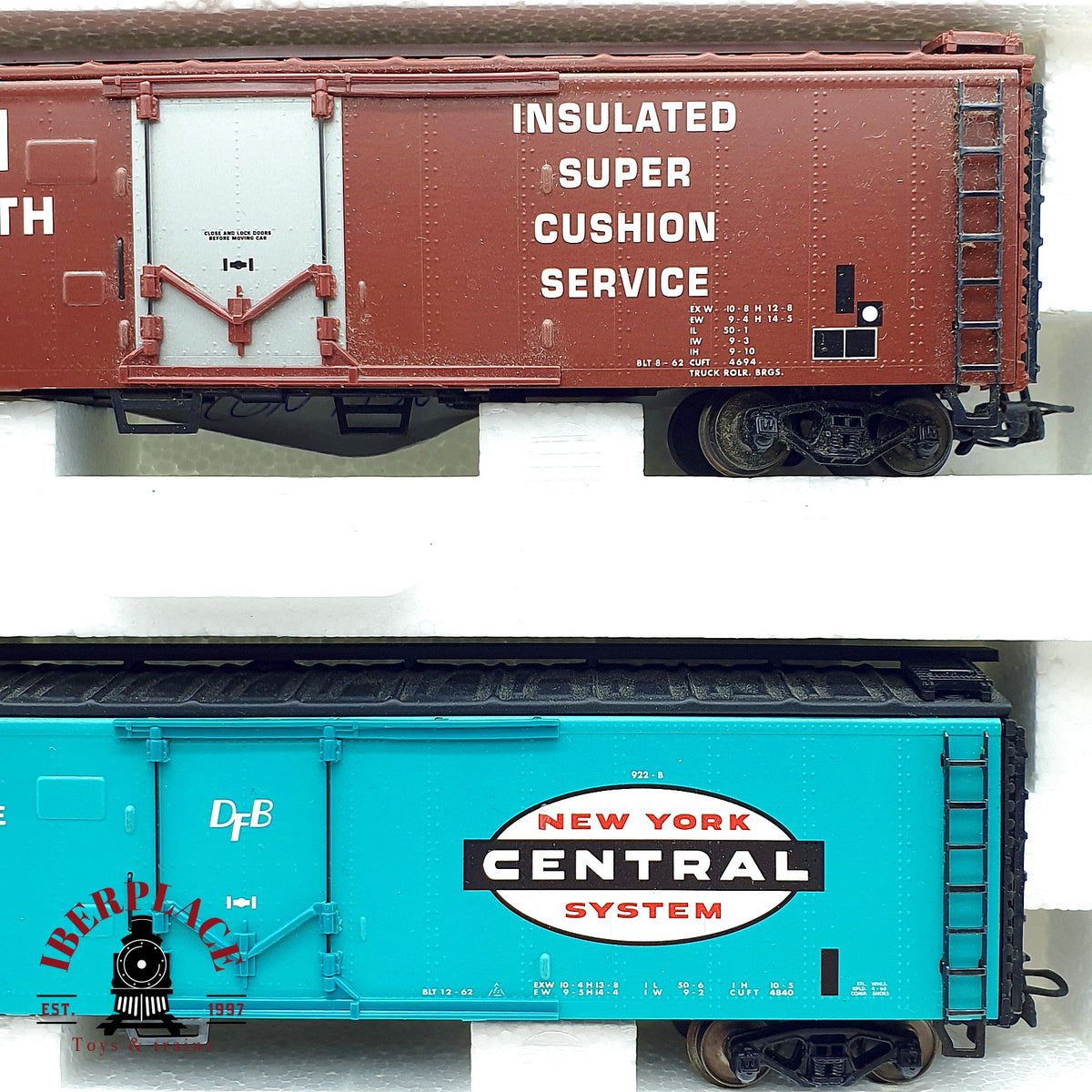 ♻️ ✨ Märklin 47785 Set 2 vagones mercancias cerrados Southern NYC DC Escala H0 1:87