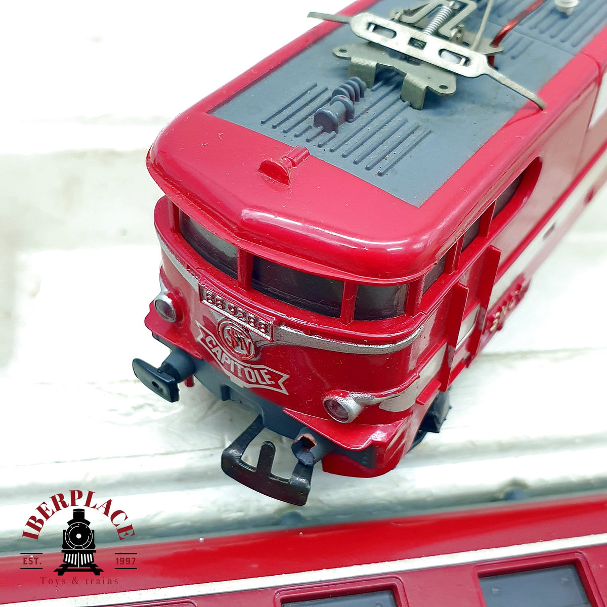 ♻️ 🚂 Jouef Set Le Capitole Locomotora BB 9288 SNCF + Vagones Vias Escala H0 1:87