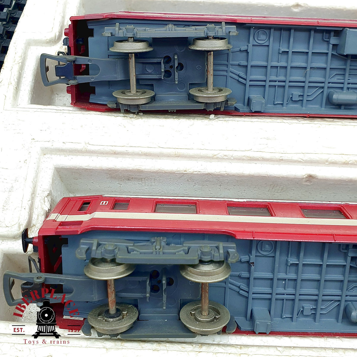 ♻️ 🚂 Jouef Set Le Capitole Locomotora BB 9288 SNCF + Vagones Vias Escala H0 1:87