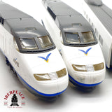 ♻️ 🚂Mehano set 4 piezas tren alta velocidad AVE S100 RENFE Ep V DC Escala H0 1:87