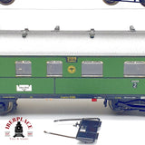 ♻️ 🚂 Piko DDR 426/33/1 Set 3 coches pasajeros 2/3 clase DRG verde clasico Escala H0 1:87
