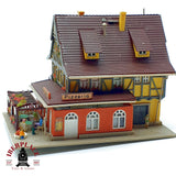 ♻️ 🚂 Vollmer 52252 pizzeria restaurante en casa entramado madera Escala N 1:160