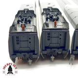 ♻️ 🚂Mehano set 4 piezas tren alta velocidad AVE S100 RENFE Ep V DC Escala H0 1:87