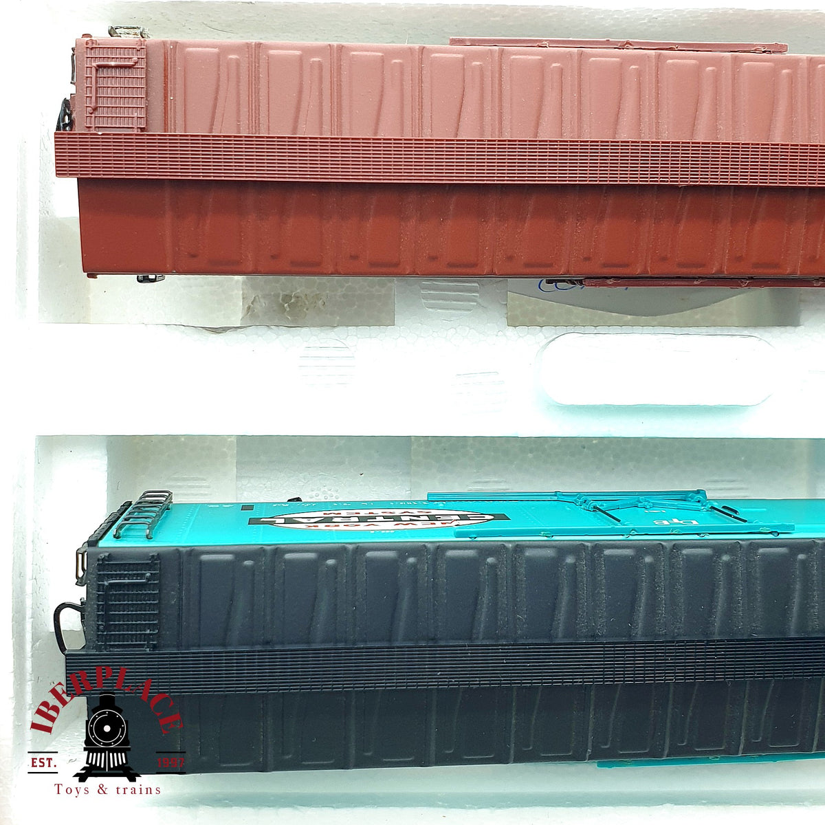 ♻️ ✨ Märklin 47785 Set 2 vagones mercancias cerrados Southern NYC DC Escala H0 1:87