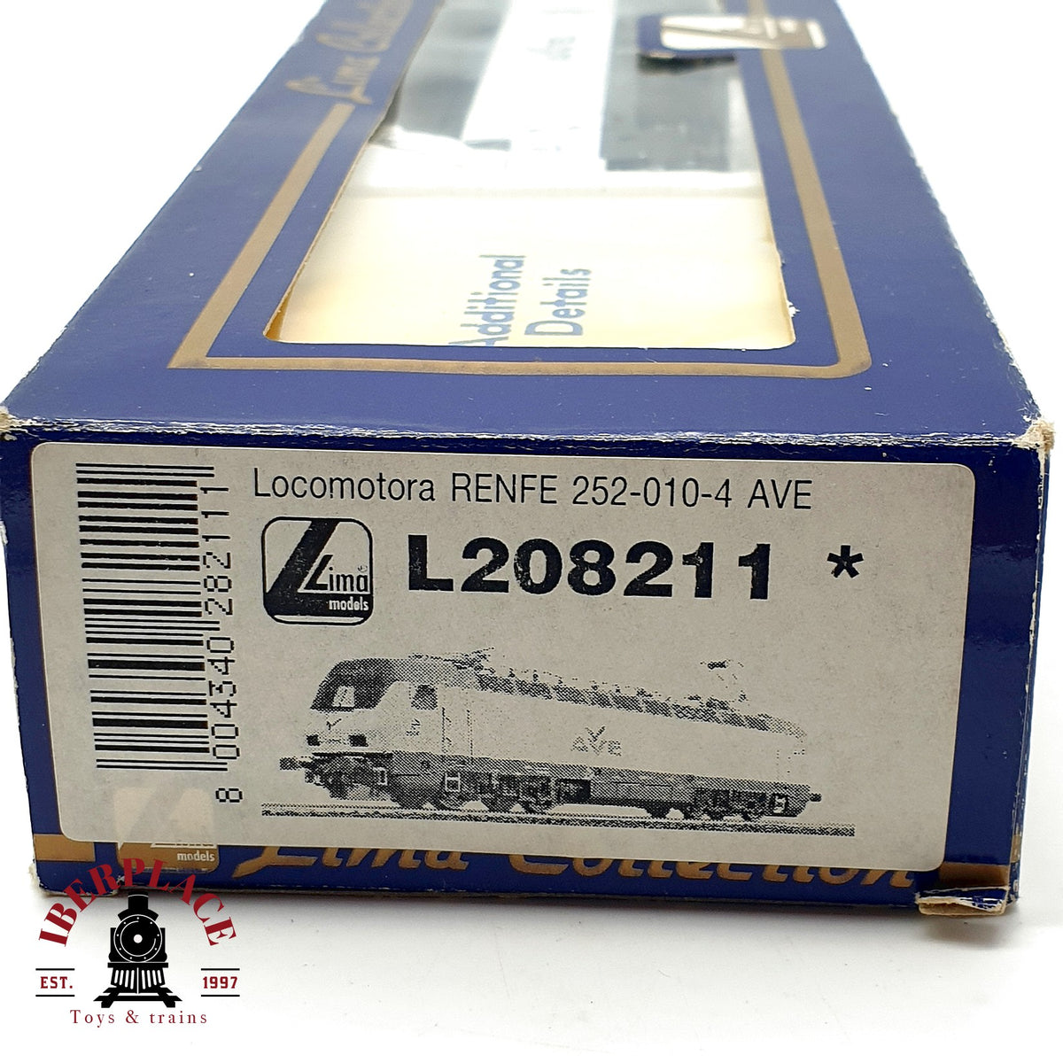♻️ ✨ Lima L208211 H0 Locomotora Electrica RENFE 252-010-4 AVE DC Escala H0 1:87