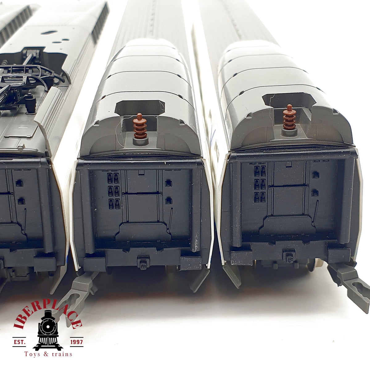 ♻️ 🚂Mehano set 4 piezas tren alta velocidad AVE S100 RENFE Ep V DC Escala H0 1:87