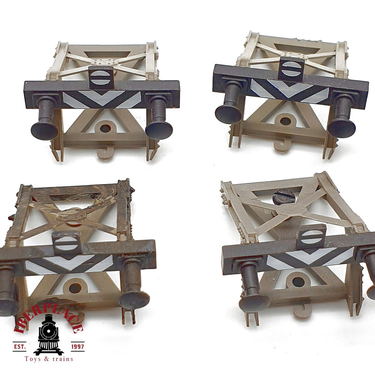 ♻️ 🚂 Fleischmann 6x Prellbock Topes Vías Accesorios Escala H0 1:87
