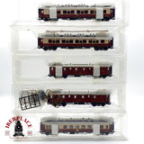 ♻️ ✨ Liliput Set 5 Vagones CIWL Orient Express Rheingold Lujo DC Escala H0 1:87