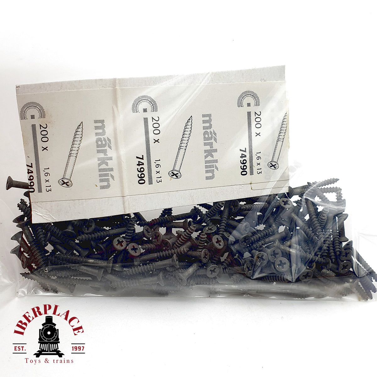 ♻️✨Märklin 74990 Tornillos para vias C-Gleis K-Gleis Escala H0 1:87