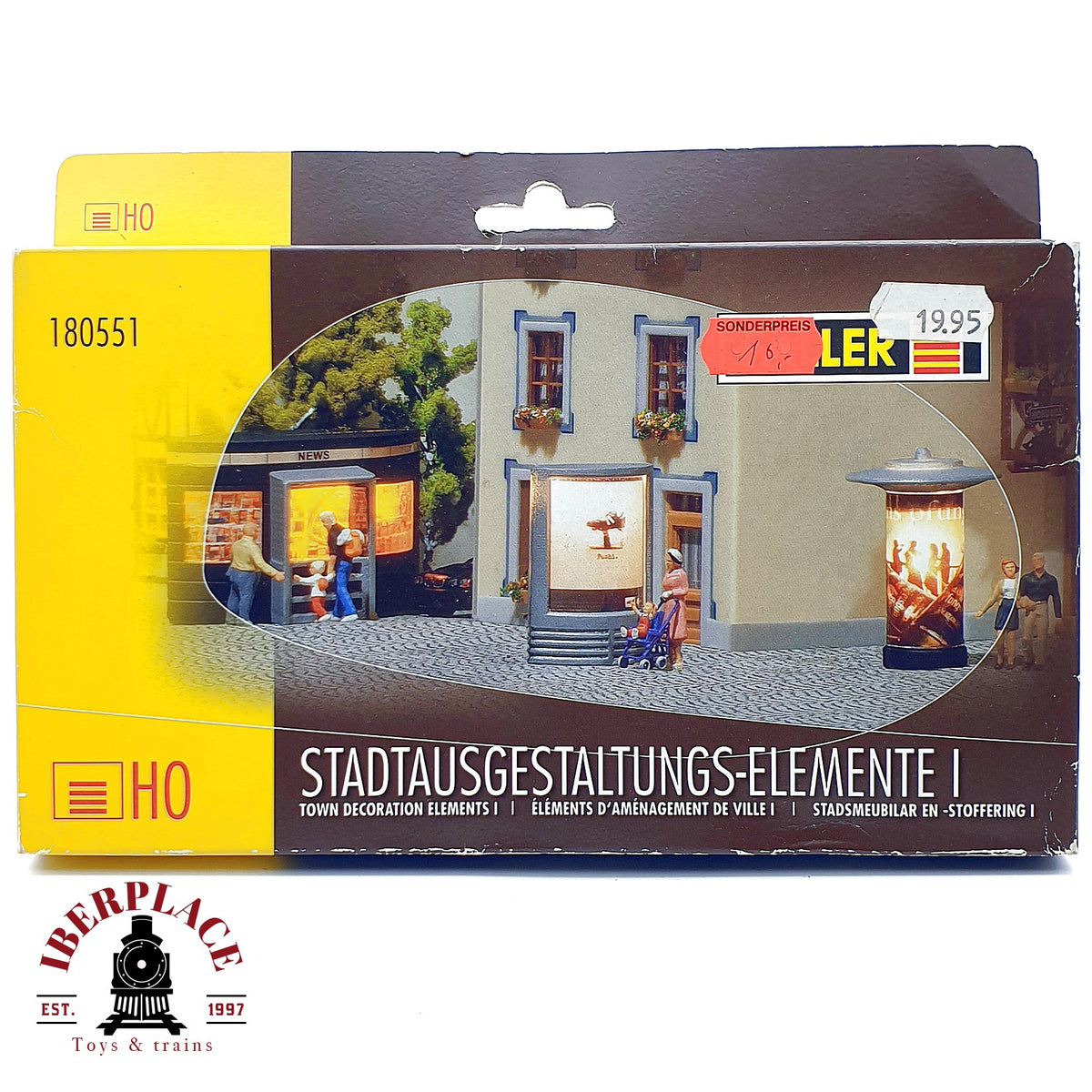 ♻️✨ Faller 180551 Equipamento urbano I accesorios decoracion Escala H0 1:87