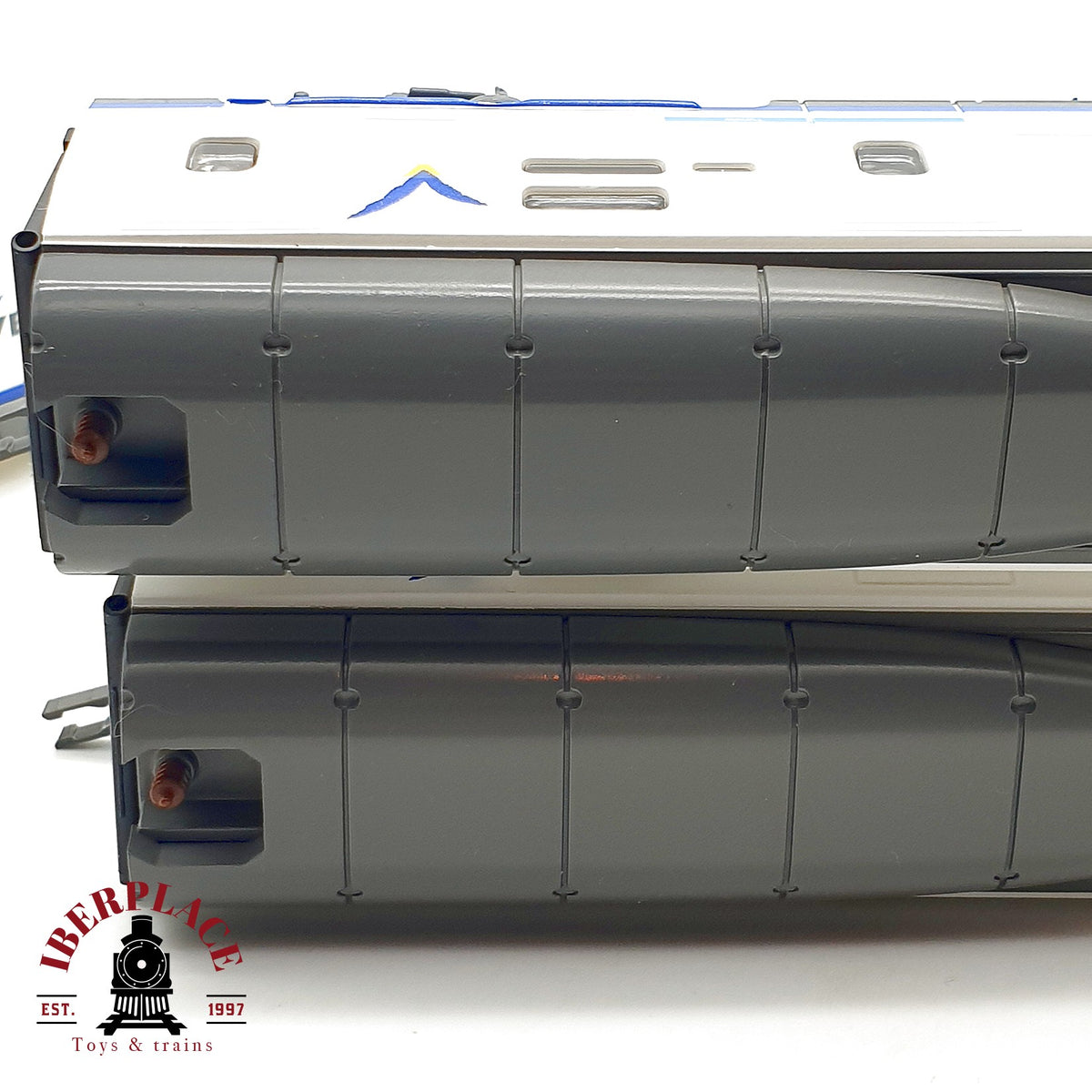 ♻️ 🚂Mehano set 4 piezas tren alta velocidad AVE S100 RENFE Ep V DC Escala H0 1:87