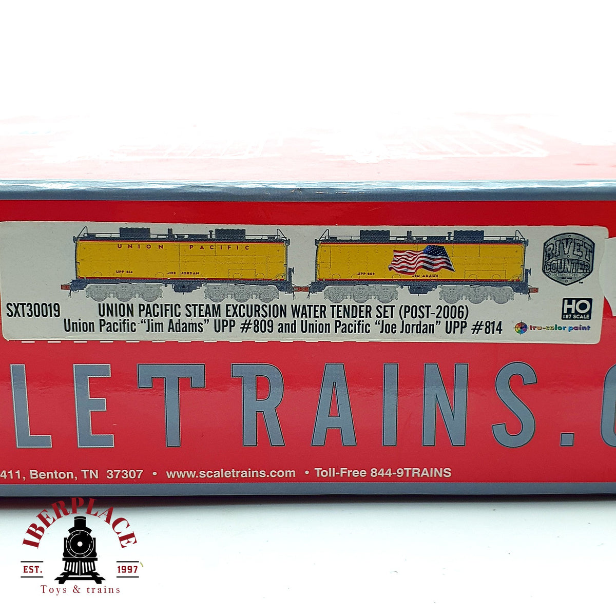 ♻️ ✨ Scale Trains Rivet Counter H0 Set 2 Vagones Tanque Agua UP Union Pacific Escala H0 1:87